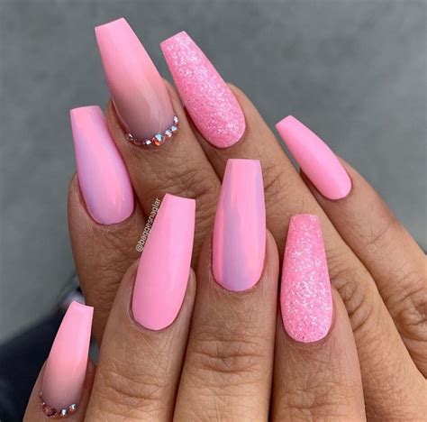 acrylic nails girly